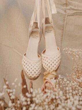 Sézane Mélodie Espadrilles Ecru NEW WITH BOX SIZE 7